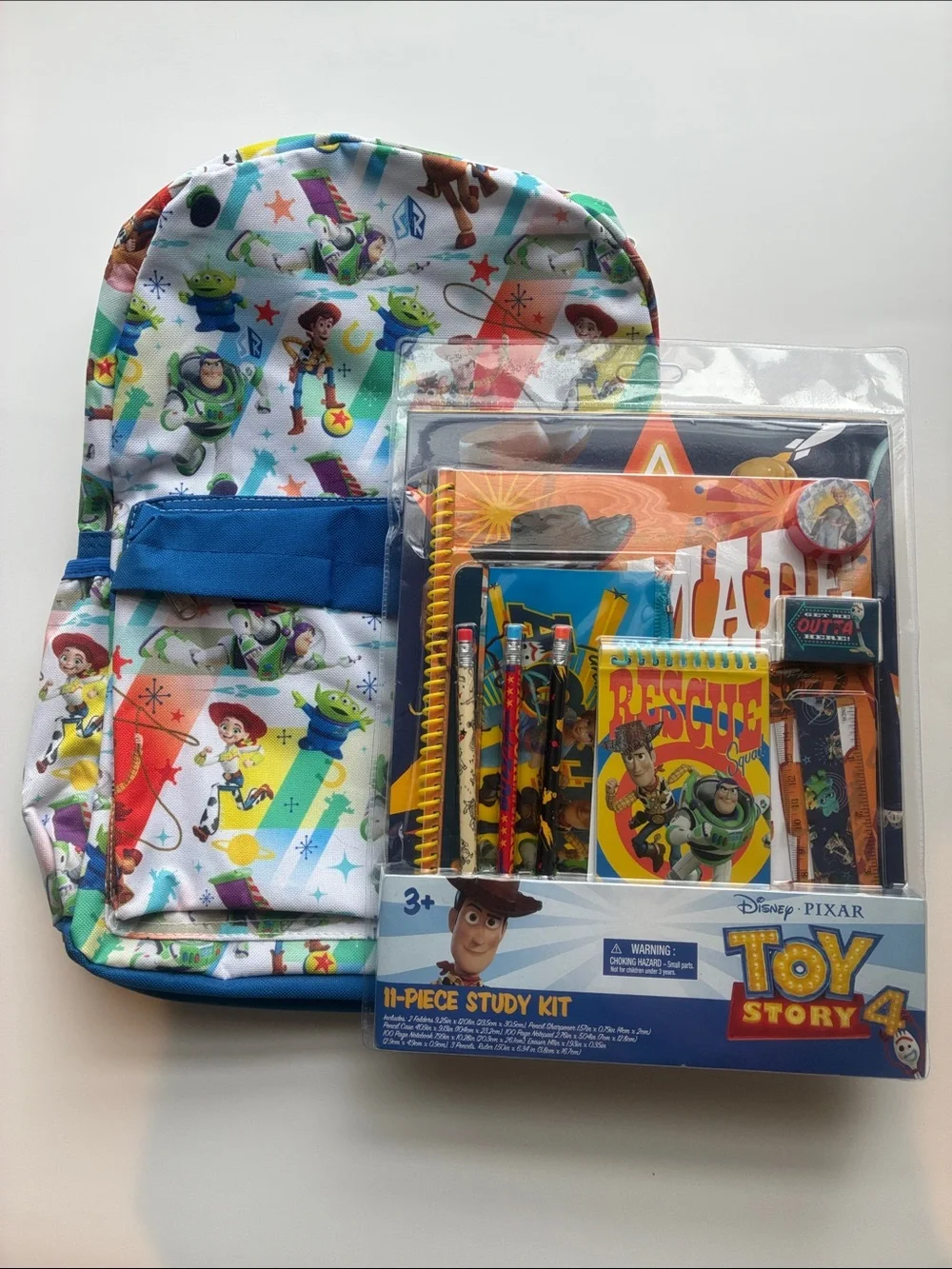 Disney Toy Story Backpack & 11-Piece Study Kit - Multicolor